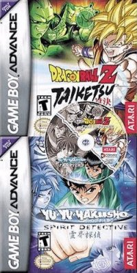 Dragon Ball Z Taiketsu & Yu-Yu Hakusho: Spirit Detective GameBoy Advance US box art